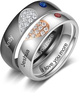 Custom Made Wedding Bands for Him