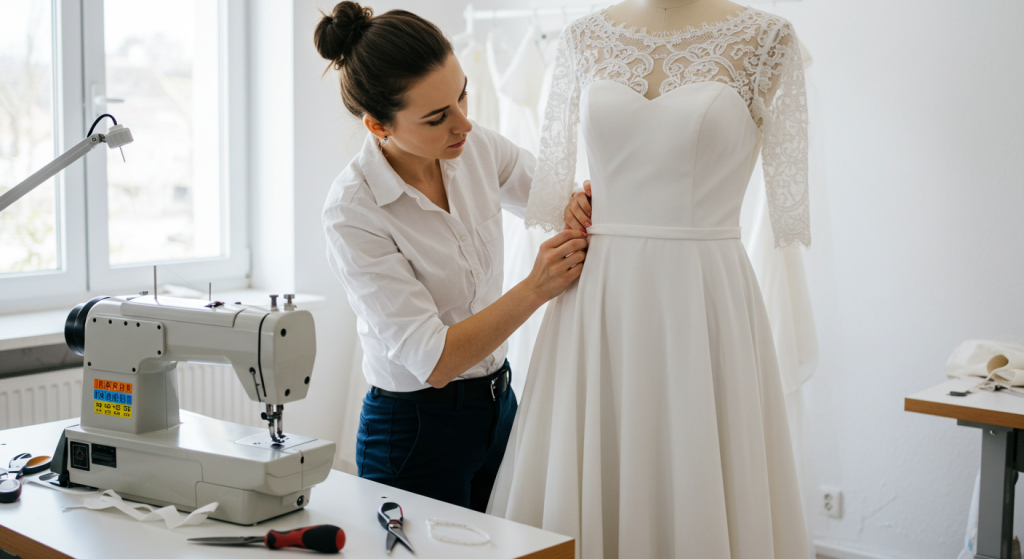 Wedding dress alterations